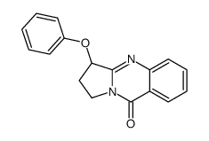 3-phenoxy-2,3-dihydro-1H-pyrrolo[2,1-b]quinazolin-9-one结构式