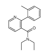 N,N-diethyl-2-(o-tolyl)nicotinamide Structure