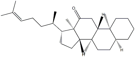 5β-Cholest-24-en-12-one结构式