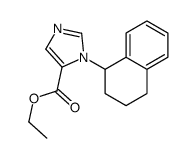 ethyl 3-(1,2,3,4-tetrahydronaphthalen-1-yl)imidazole-4-carboxylate Structure
