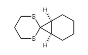 (1R,6S)-spiro[bicyclo[4.1.0]heptane-7,2'-[1,3]dithiane]结构式