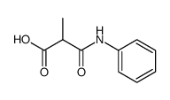 2-methyl-3-oxo-3-(phenylamino)propanoic acid Structure