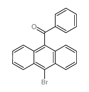 Methanone,(10-bromo-9-anthracenyl)phenyl- Structure