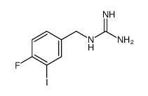 (4-fluoro-3-iodobenzyl)guanidine Structure