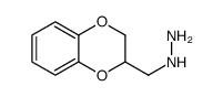 (2,3-Dihydro-1,4-benzodioxin-2-ylmethyl)hydrazine Structure