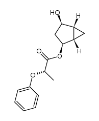 (1R,2R,4S,5S)-4-[(2S)-2-phenoxypropanoyloxy]bicyclo[3.1.0]hexan-2-ol Structure