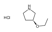 (R)-3-ETHOXY-PYRROLIDINE HYDROCHLORIDE structure