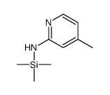 4-methyl-N-trimethylsilylpyridin-2-amine Structure