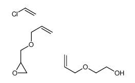 chloroethene,2-prop-2-enoxyethanol,2-(prop-2-enoxymethyl)oxirane Structure