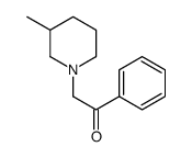 2-(3-methylpiperidin-1-yl)-1-phenylethanone结构式