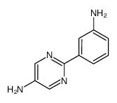 Pyrimidine, 5-amino-2-(m-aminophenyl)- (8CI) structure