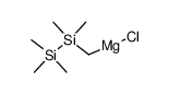 (pentamethyldisilanyl)methylmagnesium chloride Structure