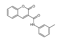2-oxo-N-m-tolyl-2H-chromene-3-carboxamide Structure
