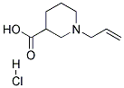 1-ALLYL-PIPERIDINE-3-CARBOXYLIC ACID HYDROCHLORIDE结构式