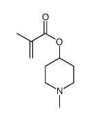 (1-methylpiperidin-4-yl) 2-methylprop-2-enoate结构式