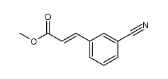 3-(3-cyano-phenyl)-acrylic acid methyl ester Structure