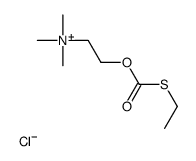 2-ethylsulfanylcarbonyloxyethyl(trimethyl)azanium,chloride Structure
