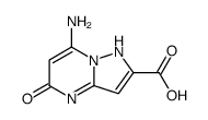 Pyrazolo[1,5-a]pyrimidine-2-carboxylic acid, 7-amino-4,5-dihydro-5-oxo- (9CI)结构式