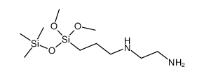 1-[3-N-(2-aminoethyl)aminopropyl]-1,1-dimethoxy-3,3,3-trimethyldisiloxane Structure