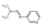 1-(PYRIDYL-3)-3,3-DIMETHYL TRIAZENE structure