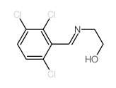 Ethanol,2-[[(2,3,6-trichlorophenyl)methylene]amino]- structure