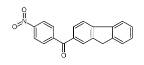 9H-fluoren-2-yl-(4-nitrophenyl)methanone Structure