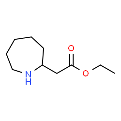 Ethyl 2-(azepan-2-yl)acetate结构式