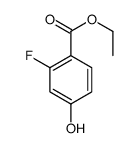 Ethyl 2-fluoro-4-hydroxybenzoate结构式