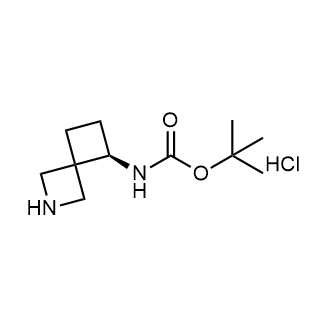Tert-butyln-[(7r)-2-azaspiro[3.3]heptan-7-yl]carbamate;hydrochloride Structure