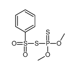 benzenesulfonylsulfanyl-dimethoxy-sulfanylidene-λ5-phosphane结构式