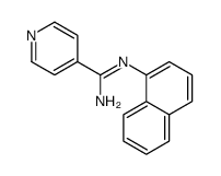 N-(1-Naphtyl)isonicotinamidine structure