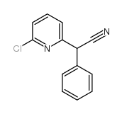 2-(6-CHLORO-2-PYRIDINYL)-2-PHENYLACETONITRILE structure