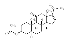 Pregn-16-ene-11,20-dione,3-(acetyloxy)-, (3b,5a)- (9CI) picture