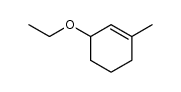 (3-methyl-2-cyclohexenyl) ethyl ether Structure
