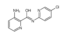 3-amino-N-(5-chloropyridin-2-yl)pyridine-2-carboxamide结构式