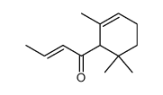 (2)-1-(2,6,6-trimethylcyclohex-2-en-1-yl)butan-1-one结构式