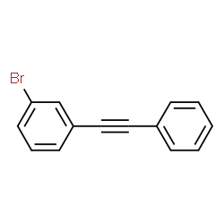 1-Bromo-3-(phenylethynyl)benzene Structure
