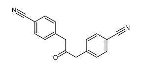4-[3-(4-cyanophenyl)-2-oxopropyl]benzonitrile结构式