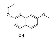 4-Quinolinol,2-ethoxy-7-methoxy-(9CI) structure