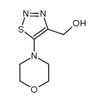 (5-morpholino-1,2,3-thiadiazol-4-yl)methanol Structure