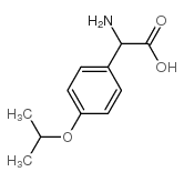 氨基(4-异丙氧基苯基)乙酸结构式