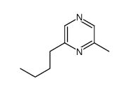 2-Methyl-6-butylpyrazine结构式