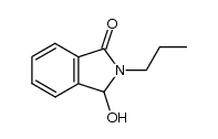 3-hydroxy-2-propyl-2,3-dihydroisoindol-1-one结构式