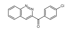 (4-chlorophenyl)(cinnolin-3-yl)methanone Structure