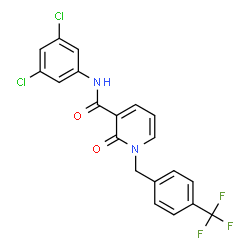 N-(3,5-Dichlorophenyl)-2-oxo-1-[4-(trifluoromethyl)benzyl]-1,2-dihydro-3-pyridinecarboxamide picture