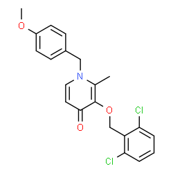 3-[(2,6-Dichlorobenzyl)oxy]-1-(4-methoxybenzyl)-2-methyl-4(1H)-pyridinone picture