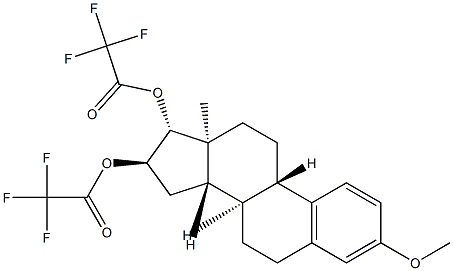 3-Methoxyestra-1,3,5(10)-triene-16α,17β-diol bis(trifluoroacetate) picture