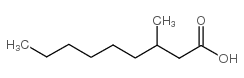 Nonanoic acid,3-methyl-结构式