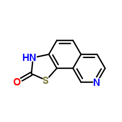 (9CI)-噻唑并[4,5-h]异喹啉-2(3H)-酮结构式