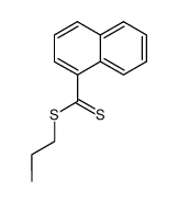 1-Naphthalenecarbodithioic acid propyl ester结构式